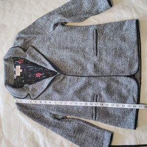 Women's large gray polyester blazer